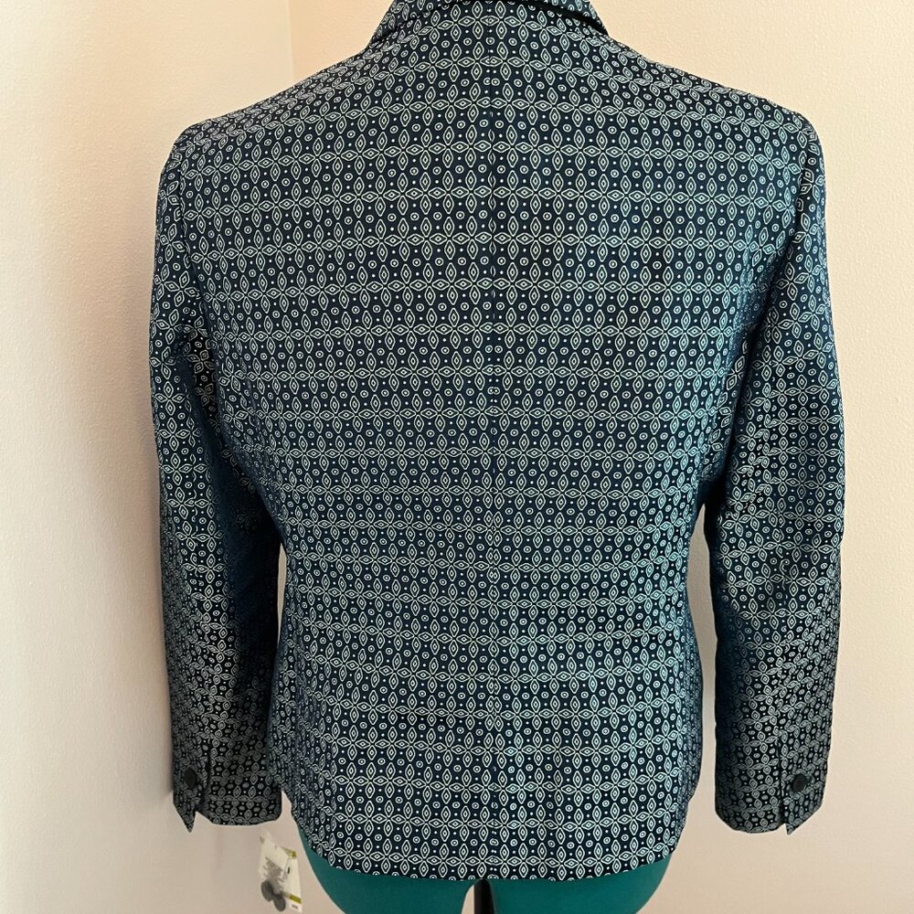 NWT Anne Klein Jacquard Print Blazer - Picture 3 of 9